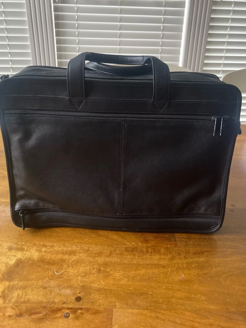 Tumi Black Leather Laptop Deluxe Expandable Brief (Brand New with Tags still on)